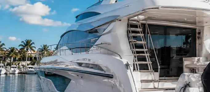 Self-healing boat film benefits with Yacht Armor™ installed on yacht engine cowlings